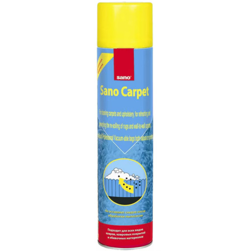 Detergent pentru covoare igienizant Sano Carpet Aerosol, 600 ml