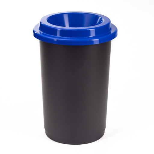 Cos gunoi colectare selectiva, 90 litri, capac deschis