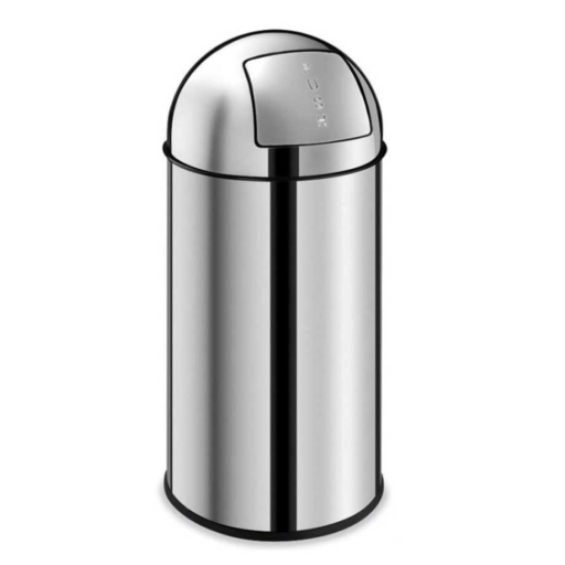 Cos gunoi inox capac push - 50 litri