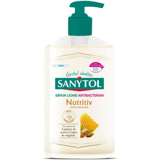 Sapun lichid antibacterian Sanytol Nutritiv, 250ml