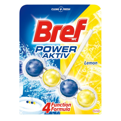Odorizant pentru toaleta Bref, Lemon, 50g