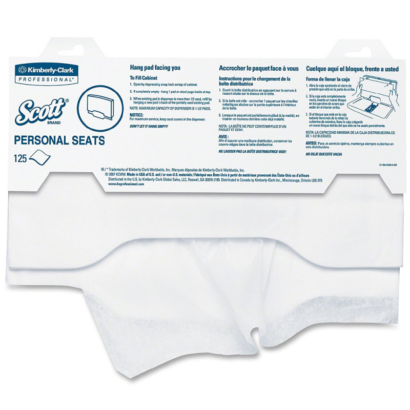 Acoperitor colac toaleta  Kimberly Clark 125buc set